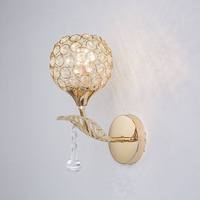 Applique de décoration en cristal de style européen applique murale support d'éclairage pour la maison
