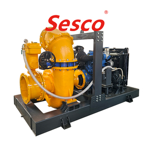 ปั๊มน้ำเสียแบบดูดเองได้ Sesco 4 6 8 10 12 16 นิ้ว ความจุสูง พร้อมเครื่องยนต์ - Product Image 1