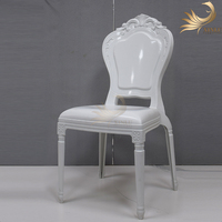 Chaise de salle à manger en plastique PP durable de haute qualité pour intérieur et extérieur pour salons mariages et bars meubles d'hôtel
