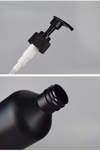 Nero opaco 300ml 500ml plastica per animali domestici Dispenser <span class=keywords><strong>sapone</strong></span> e bottiglia di lozione per le mani per uso camera da letto - Product Image 6