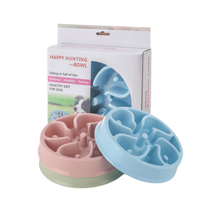 Hot Sell <strong>Dog</strong> Cat Plastic Food <strong>Bowl</strong> Pets Luxury Pet <strong>Bowl</strong> <strong>Dog</strong> Feeder Slow <strong>Eating</strong> Pet <strong>Bowl</strong> - Product Image 2