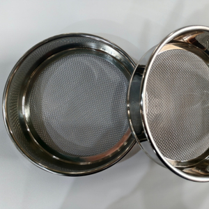 Équipement de laboratoire, tamis de test 200 mm en acier inoxydable ASTM E11 25-50 Mesh pour l'analyse des poudres et granulés, ensemble de tamis - Product Image 2