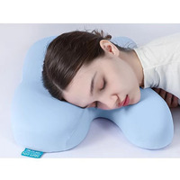 Oreiller de beauté ergonomique réglable avec masque pour les yeux en mousse à mémoire de forme Bouchons d'oreilles Techniques tricotées pour soulager le cou Réduction des rides