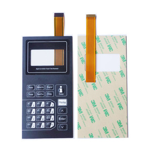 Màng chuyển đổi lớp phủ đồ họa bàn phím Bàn phím phẳng bảng điều khiển Nút - Product Image 3