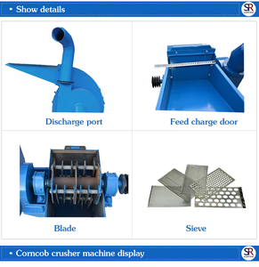 Broyeur robuste d'épi de maïs de qualité industrielle pour l'atelier de production de substrats de ferme de champignons à moyenne et petite échelle - Product Image 4