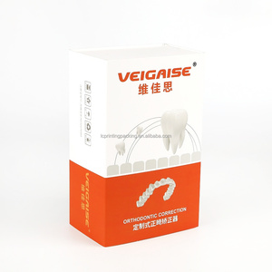 Estuche de ortodoncia Invisible, cajas de papel, caja de Alineadores dentales plegables magnéticos rígidos personalizados con funda - Product Image 6