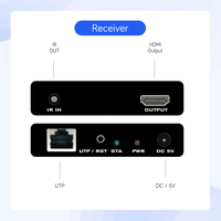 150M 1x4 HDMI Splitter Extender 1080P60 sur câble Cat6 HD 1 en 4 sorties 1 émetteur à 4 récepteurs