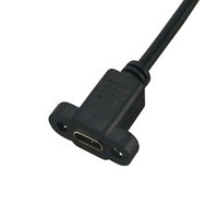 USB-C-Stecker auf USB-C-Buchse Verlängerungskabel mit Einbaustecker