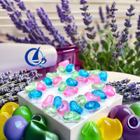 Détergent à lessive à base de plantes écologique capsules de lavage de capsules de savon moussant perles de lessive