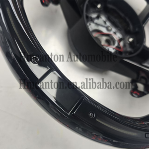 Nuevo Volante Deportivo de Fibra de Carbono Forjada con LED y Alcántara para Audi B9 B8 C8 A4 A6 A7 R8 TT RS A8 Q7 - Product Image 2