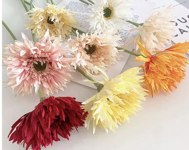 ARTIFICIAL FLOWER GERBERA HIGH QUALITY FOR HOME DECORATION AND WEDDING