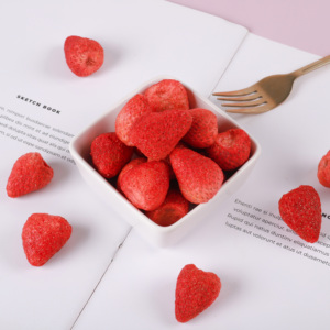 Snack di Frutta Liofilizzata, Fragole Pure Fresche e Dolci, Croccanti Fragole Liofilizzate all'Ingrosso, Confezione da 70g - Product Image 4