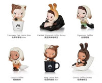 Prix de gros Figurines authentiques Sooya M Stand Beans Sooya Studio Minis Sooya M Coffee Series Figurine en vinyle Boîte mystère avec 6 pièces