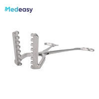 Medical Stainless Laparoscopic Purse Suture Instrument Autoclavable Reusable Purse String Clamp for Laparoscopic Open Surgery