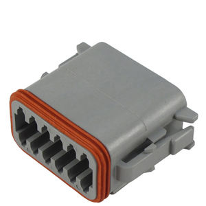 Разъем DT06-12SA, 12-контактный, в корпусе, для автомобильной электропроводки, серый, оригинал - Product Image 3