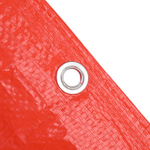 Usine de bâche PE étanche solide de qualité 90g 120g <span class=keywords><strong>130g</strong></span> bâche orange bleu/gris/argent - Product Image 4
