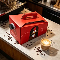 Conteneur de boisson isotherme personnalisé résistant à la chaleur de 5 L pour café à emporter, idéal pour les services de livraison, de plats à emporter et de traiteur