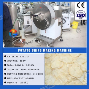 0.5-2mm Speedy <b>Vegetable</b> Cutting <b>Machine</b> Potato Chips Cutting <b>Machine</b> Onion Ring Cutting <b>Machine</b> 1500-3000kg/h - Product Image 2