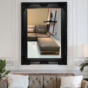 Espejo de Pared Decorativo de Madera de Estilo Eclectico Antiguo, de Cuerpo Entero, Irrompible, para Sala de Estar, Colección de Fábrica, Diseño Popular - Product Image 2