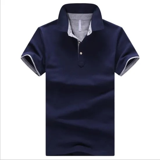 2021 Summer New Design Custom Logo Men Clothes Short Sleeved T Shirt Casual Lapel Business Polo Shirt