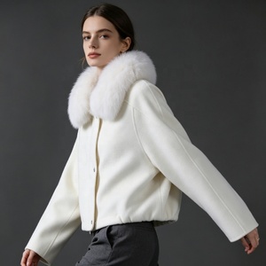 Manteau et veste d'hiver pour femmes de qualité supérieure, vente en gros d'usine Tyan, manteau élégant en cachemire, manteau en fourrure de renard - Product Image 6