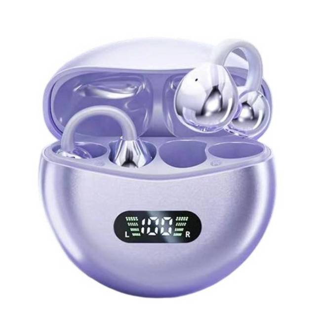 Q71 Headset Noise Reduction Digital Display Long Battery Life High-Quality Game Sports Wireless Clip-On Earphones