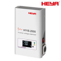 HEYA HYIS-2000VA Régulateur de tension compact à onduleur AC, entrée 90-310V, sortie monophasée 220/230V, écran LCD assurant une tension stable