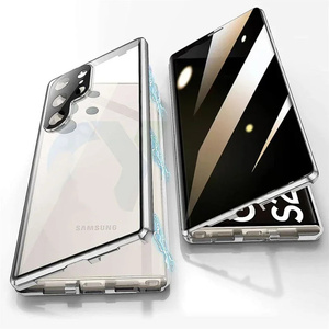 Custodia <span class=keywords><strong>per</strong></span> telefono con telaio in alluminio e protezione a 360° <span class=keywords><strong>per</strong></span> <span class=keywords><strong>Samsung</strong></span> S26 S25 S22 S24 Ultra S23 <span class=keywords><strong>FE</strong></span>, con protezione privacy e vetro temperato antiurto - Product Image 6