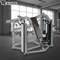 Offre promotionnelle : Machine à presser les épaules à charge par poulie en acier réglable Rosen Fitness pour l'entraînement de force et la musculation