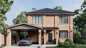 Villa de lujo ecológica de acero ligero, casa prefabricada de dos pisos de estilo inglés de clase alta para sala de estar, oficina, diseño Industrial - Product Image 3