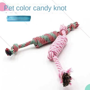 Köpek Molar Bite dayanıklı pamuk halat küçük orta boy oyuncak ile halat düğümü ve Set için - Product Image 4