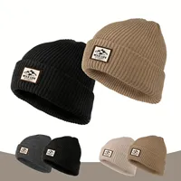 Gorros Deportivos de Punto para Exteriores al por Mayor, 100% Poliéster, Casuales, para Pesca, Ciclismo, Caza, Tácticos, para Hombre y Mujer, Cálidos, Resistentes al Viento, de Invierno