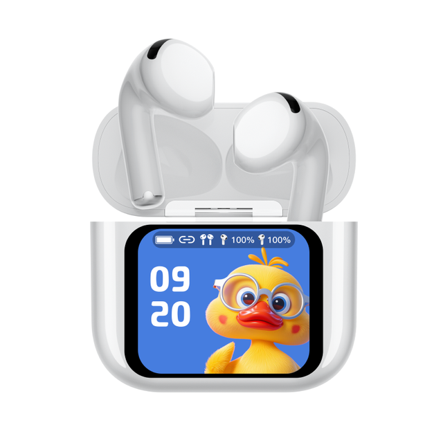 Noise Cancellation Wireless TWS Earbuds with AI Translation Digital Display IPX5 Waterproof Touch Control