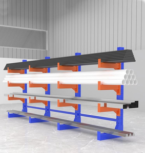 Heavy Duty Steel Cantilever <strong>Rack</strong> with Electric Motorized Telescopic Arms Adjustable <strong>Pipe</strong> Tube Storage <strong>System</strong> - Product Image 4