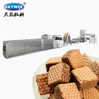 Nouvelle Ligne de Production de Gaufrettes Automatique, Machine à Biscuits Gaufrettes, Autres Machines à Snacks, Usine Alimentaire