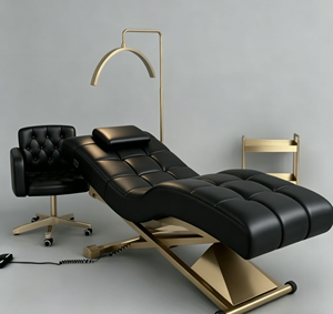 Luxury Electric Curved Lash <b>Bed</b> Electrical Eyelash Extension <b>Bed</b> Beauty Salon Furniture Set Cosmetic Eyelash Embroidery <b>Bed</b> Set - Product Image 1