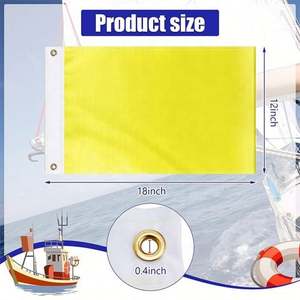 Banderas para Barco de Tamaño Personalizado 2023, 12x18 Pulgadas, Amarillo, Azul y Naranja Vivos, Impresión por Sublimación, para ATV, UTV, Barco, Fibra de Vidrio - Product Image 3