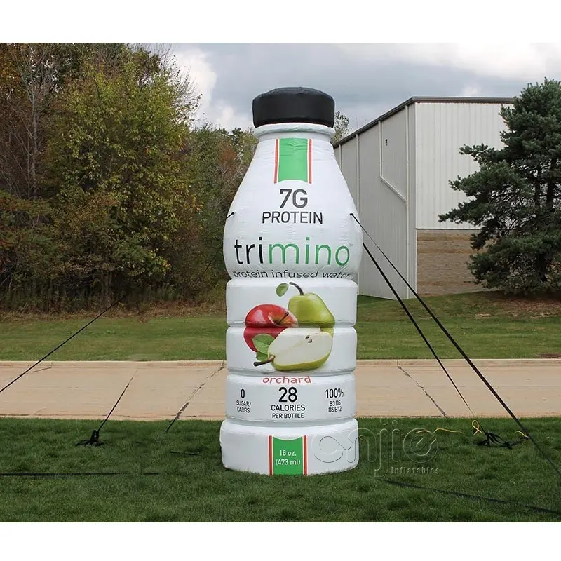 Bouteilles de lait gonflables de haute qualité pour la publicité et la promotion
