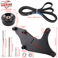 LS Truck SUV Kit de support d'alternateur double pour GM 4.8L 5.3L 6.0L 6.2L Vortec V8 Engine 1999-2013 pour Chevy Tahoe Silverado pour GMC