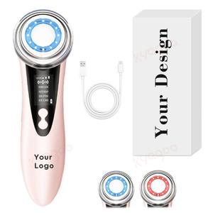 Dispositivo de Lifting Recargable 0728 para Masaje Facial Frío y Caliente, Capacidad de Limpieza Profunda de Poros, Terapia Antiarrugas en Casa - Product Image 2