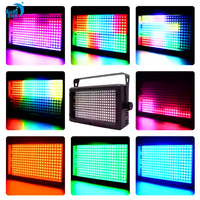 Mini 100W LED Strobe Stage Lights 288x0.2W 5050RGB LED Super Bright pour DJs DMX512 Compatible