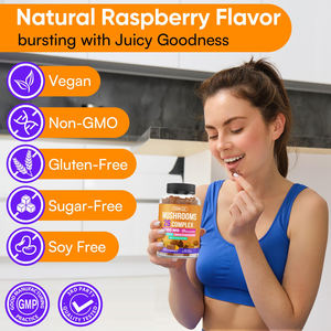 OEM Marque privée Nootropiques Supplément pour stimuler le cerveau Gommes complexes aux champignons en gélules bio Lion's Mane - Product Image 5