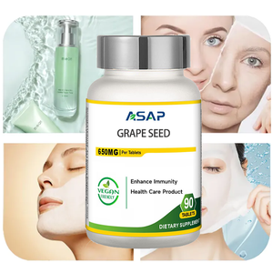 Miglior estratto di semi d'uva pillole integratore 60 vegetariani <span class=keywords><strong>400</strong></span> milligrammi di pura pillola estratto di semi d'uva - Product Image 2