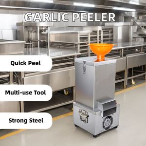 Machine à éplucher l'ail automatique mini pour usage en restaurant, outil de traitement des légumes à haute productivité avec moteur 220V - Product Image 3