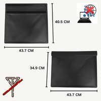 Sac Faraday magnétique 13 "15" Tablettes Ordinateurs portables Blocage de signal Manchon TPU Extérieur Casual 1L/2L/3L/4L/5L Blindage étanche