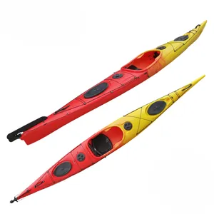 HANDELI Kayak de mer amovible 1 place lldpe à prix attractif Kayak de mer récréatif de 5m assis dans rotomoule rose natif portable