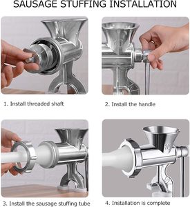 Hachoir à <span class=keywords><strong>viande</strong></span> manuel <span class=keywords><strong>Kitchenaid</strong></span> en aluminium pour la maison – Offre spéciale - Product Image 3