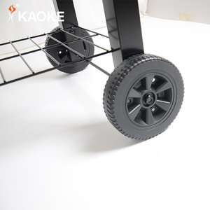 KAOKE 24 pollici festa tedesca grande barbecue Grill <span class=keywords><strong>Trolley</strong></span> griglie barbecue griglie da esterno barbecue con tavolini laterali - Product Image 6