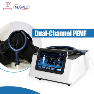 Appareil PEMF numérique professionnel à double canal, magnétothérapie pour le corps entier, machine de magnétothérapie pour soulager les douleurs articulaires chez les vétérinaires et les humains - Product Image 1