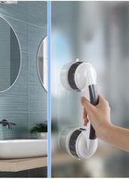 Barre d'appui torsadée pour une meilleure adhérence, poignées de douche ADA pour personnes âgées, barres d'appui à ventouse pour seniors, main courante de sécurité pour personnes handicapées, sécurité des baignoires